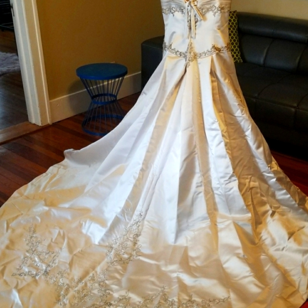 Satin Wedding Dress